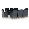 Image de Salon de jardin resine tressee gris 9 pieces 200.0 x 100 x 74 9 personnes