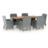 Image de Salon de jardin resine tressee gris 7 pieces 7 personnes