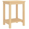 Image de Table de chevet naturel 35x30x47 cm bois de pin massif