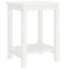 Image de Table de chevet blanc 35x30x47 cm bois de pin massif