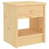 Image de Table de Chevet Table de Nuit Armoire de Lit Armoire de Chevet Chambre à Coucher Intérieur Maison Bois Clair 35x30x40 cm Bois de Pin Massif