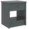 Image de Table de chevet Gris foncé 35x30x40 cm Bois de pin massif