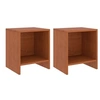 Image de Nachtkastjes 2 st 35x30x40 cm massief grenenhout honingbruin322241