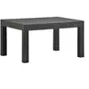 Image de Table de jardin Anthracite 58x58x41 cm PP Rotin