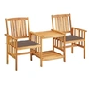 Image de Chaise en acacia non pliable exterieur H. 92 cm marron