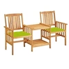 Image de Chaise H. 92 cm non pliable exterieur en acacia vert