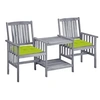 Image de Chaise en acacia H. 92 cm vert exterieur