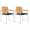 Image de 2x Teck Solide Chaises de Jardin avec Coussins Chaises de Patio Chaises à Dîner de Terrasse Fauteuils de Salle à 3061522