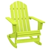 Image de Chaise exterieur non pliable H. 92 cm en bois massif vert