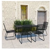 Image de 7-delige Tuinset poly rattan en glas3060246