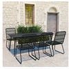 Image de 7-delige Tuinset poly rattan en glas3060247