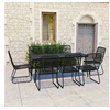 Image de Ensemble à Dîner d'Extérieur 9 pcs Table et Chaises de Salle à Manger d'Extérieur Salon de Jardin Mobilier de 3060248