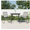 Image de Ensemble à Manger de Jardin 3 pcs, Ensemble de Mobilier d'Extérieur avec Table et Chaise, Meubles de Patio Terrasse, 3060267