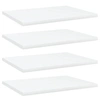 Image de Panneaux de bibliothèque 4 pcs blanc bois d'ingénierie