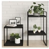 Image de Panneaux de Bibliothèque 8 pcs, Etagère Murale Flottante, Plaque d'Etagère de Rangement Salon Intérieur, Noir Brillant Bois d'Ingénierie