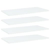 Image de Panneaux de bibliothèque 4 pcs Blanc 60x30x1,5 cm Aggloméré