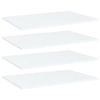 Image de Wandschappen 4 st 60x40x1,5 cm bewerkt hout wit805250
