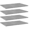Image de Wandschappen 4 st 60x40x1,5 cm bewerkt hout betongrijs805258