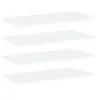 Image de Panneaux de bibliothèque 4 pcs Blanc 80x40x1,5 cm Aggloméré