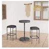 Image de 3-delige Tuinbarset met kussens poly rattan grijs3064760