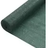 Image de Filet Brise-vue Filet d'Ombrage Filet d'Intimité Pare-vue de Jardin Terrasse Balcon Extérieur Perméable au Vent Vert 2x10 m PEHD 75 g/m²
