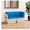 Image de Tuinbank 2-zits met kussens pallet vurenhout3063388
