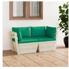 Image de Tuinbank 2-zits met kussens pallet vurenhout3063389