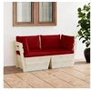 Image de Tuinbank 2-zits met kussens pallet vurenhout3063393