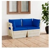 Image de Tuinbank 2-zits met kussens pallet vurenhout3063394