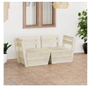 Image de Tuinbank 2-zits pallet geïmpregneerd vurenhout3063708