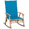Image de Chaise à bascule avec coussin Bambou3063907
