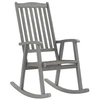 Image de Chaise H. 117 cm non pliable en bois massif interieur gris