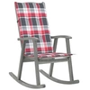 Image de Chaise H. 117 cm non pliable en bois massif exterieur gris