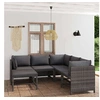 Image de Salon de jardin modulable polyethylene 6 personnes 6 pieces