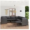 Image de Salon de jardin modulable polyethylene 8 personnes 9 pieces