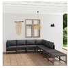 Image de Salon de jardin modulable polyethylene 8 personnes 8 pieces