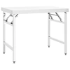 Image de Table de travail pliable de cuisine 100x60x80 cm Inox