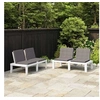 Image de Salon de jardin resine 4 personnes 2 pieces
