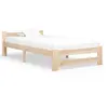 Image de Cadre de lit sans matelas bois de pin massif 90x200 cm
