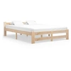 Image de Cadre de lit sans matelas bois de pin massif 120x200 cm