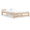 Image de Cadre de lit sans matelas bois massif de pin 160x200 cm