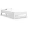 Image de Bedframe massief grenenhout wit 90x200 cm321998