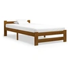 Image de Cadre de lit sans matelas Marron miel Bois pin massif 90x200 cm