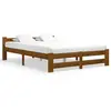 Image de Bedframe massief grenenhout honingbruin 160x200 cm322009