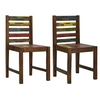 Image de Lot de 2 chaise en bois non pliable interieur H. 85 cm
