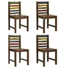 Image de Lot de 4 chaise en bois non pliable interieur H. 85 cm