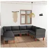 Image de Salon de jardin resine tressee 8 personnes 8 pieces