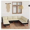 Image de Salon de jardin 8 pcs avec coussins Résine tressée Noir