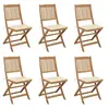 Image de Tuinstoelen 6 st inklapbaar met kussens massief acaciahout3065490