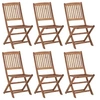 Image de Tuinstoelen 6 st inklapbaar massief acaciahout3065522